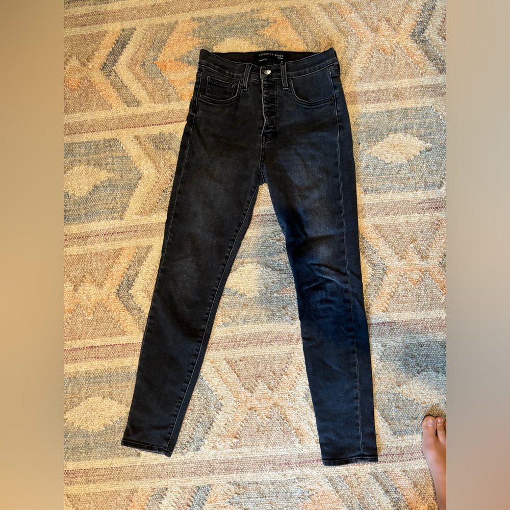 Veronica beard button fly skinny 27